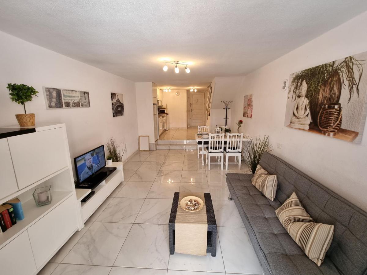 Duplex Apartment Vistamar, Sea-View, Heated Pool In Parque Santiago 2, Wifi 美洲海滩 外观 照片