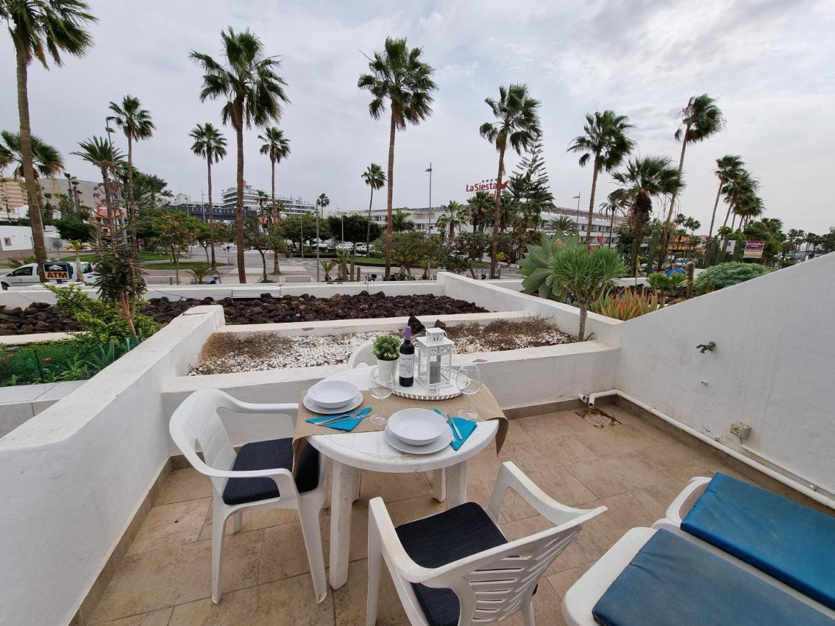 Duplex Apartment Vistamar, Sea-View, Heated Pool In Parque Santiago 2, Wifi 美洲海滩 外观 照片